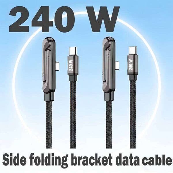 240W Fast Type-C Compatible With Apple Huawei Laptop Charging Cable Kuhangxin