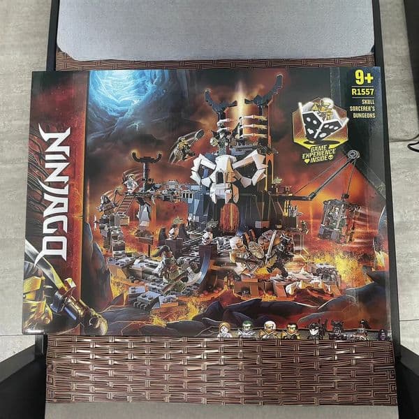 Cross-border new Phantom Ninja Skull Wizard dungeon building block toy