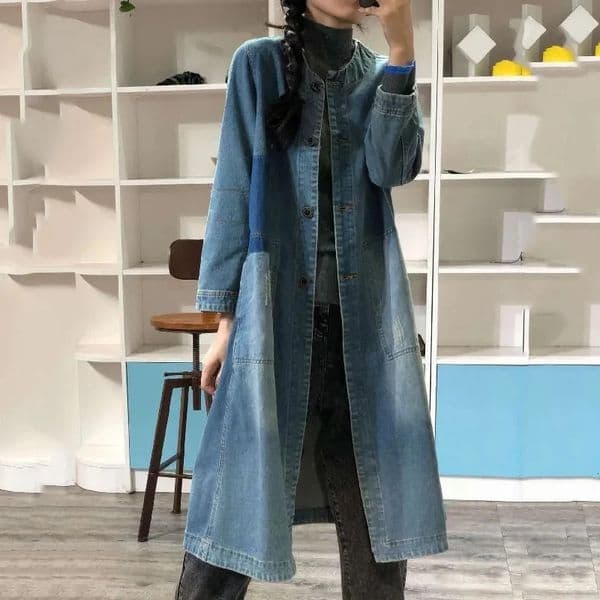 Women Denim Jacket 2025 Spring Autumn Loose Comfortable Casual Lady Cowboy Coat Retro Temperament Female Windbreaker Outerwear 260120