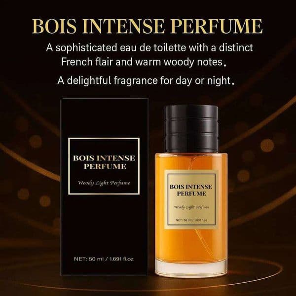 Bois Intense Perfume 50 ML Eau de Parfum for Men with Woody Notes of Iris Frankincense & Honey Luxury Long Lasting Fragrance W260131