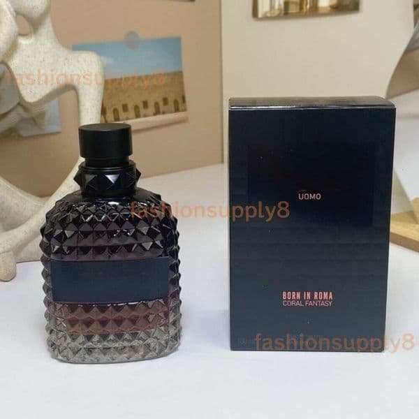 Charming Luxury Gift Intense Perfume EDP 100ml Woody Cologne Popular Fragrances Born in Roma Men Women Uomo Donna US Spot