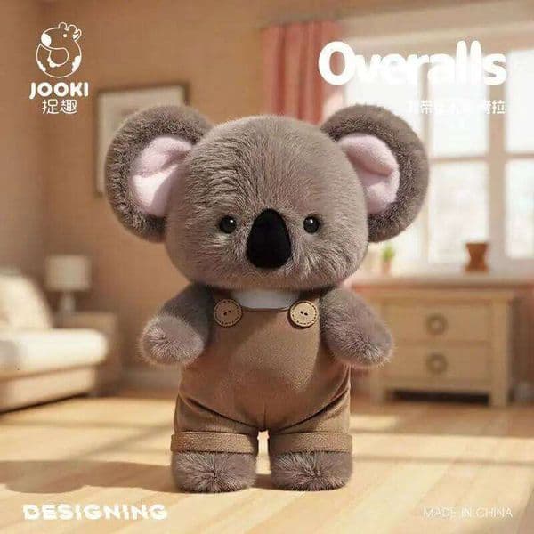 Latest Kawaii overalls, koala sparrow stuffed plush toys, cartoon anime cute children's birthday gifts, fun dolls for Halloween Z260131