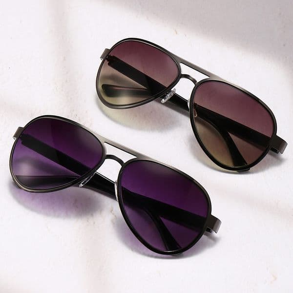 Men's Wholesale Toad Glasses Metal Frame Driver Driving UV Sunglasses Eye Protection Internet Celebrity