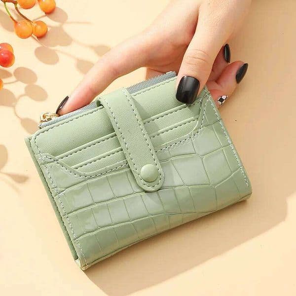 Stone Pattern Small Women Pu Leather Female Zipper Coin Pocket Short Money Change Mini Lady Wallet Purse H260131