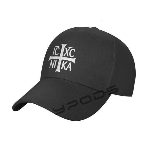 Ic XC Nika Orthodox Symbol Print Baseball For Women Men Snapback Hat Casquette Femme Streetwear Sun Visor H260131