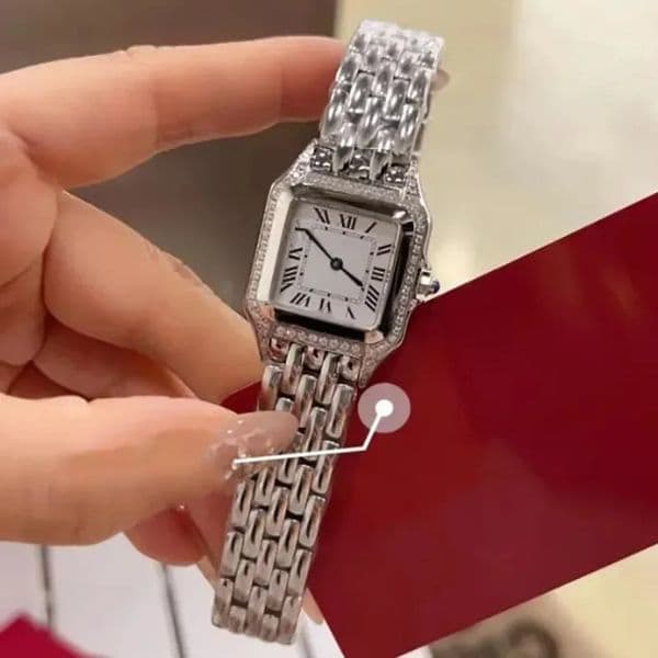 U1 Top-grade AAA Watch Lady AAA Rectangular Quartz Watch Stainless Steel Sliding Buckle Women Gold Watches Sapphire Luminous Montre de Luxe Wristwatches