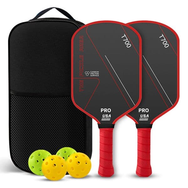 Full Set JOOLA Carbon Fiber T700 Textured Matte Pickleball Racket for Children