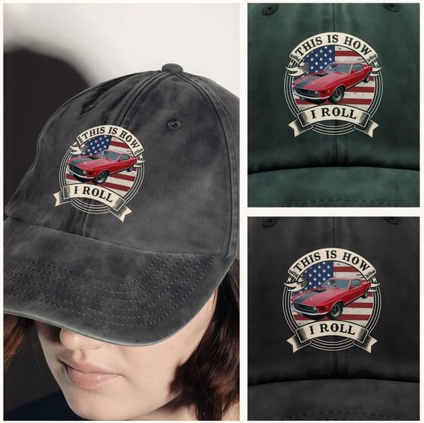 American cartoon retro baseball cap with custom full-print commemorative logo L260131