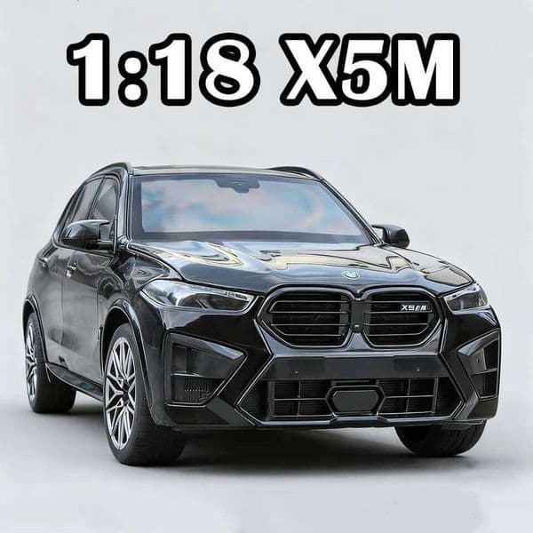 1:18 X5M Honda Accord Car Toys Alloy Diecast Models Shock Absorption Doors Opened Front Wheel Steering Vehices Desktop Ornament Y260130