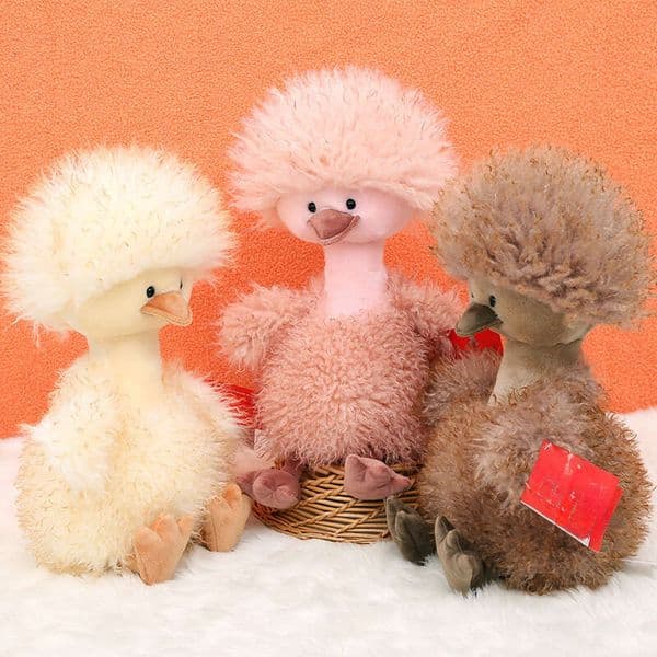Cute Fluffy Toy Crossborder Wholesale Adorable Duck Plush Comfort Doll QIAOWANTONG