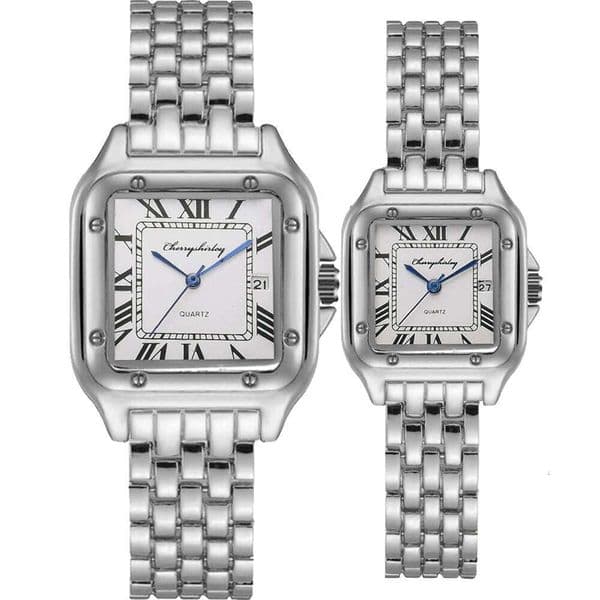 Luxury Men's Fashion Quartz Ladies Dress New Clock Couple's H260228