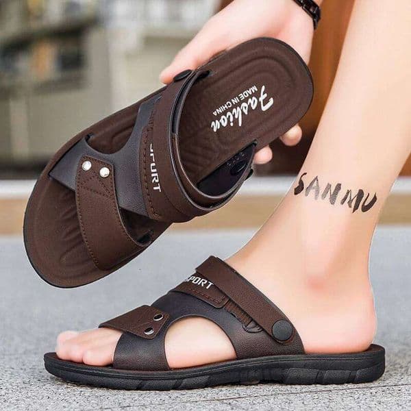 Trend Men's Casual Beach Shoes Male Classic Summer Slip On Sandals For Men Slippers