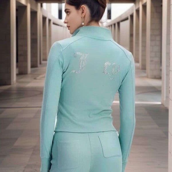 juicy coutures tracksuit Pants Cotoure 2026 Velour Spring And Autumn Sportswear juicy Two Piece Fashion Suit S2xl Veet Women Fallow juicy cotoure Tracksuit bc3