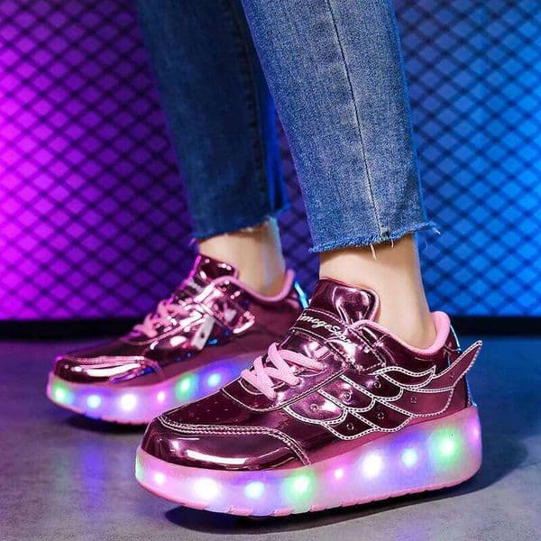 Sneakers Shoes Outdoor Deformation Parkour Dual-Use Children Girls Boys Adult Men Women Unisex Roller Skates