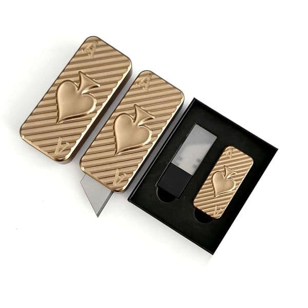 Jefrey Collins Aviation aluminum alloy stress-relief finger cutter, portable convenient camping and outdoor use, small knife for opening packages svip777
