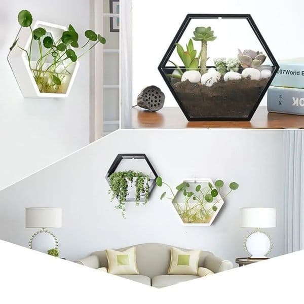 Yard Decor Wall Mounted Plant Pot Balcony Basket Flower Garden Hanging Scindapsus Planter Supply Plants Racks landscape Home Decor Garden Ornament