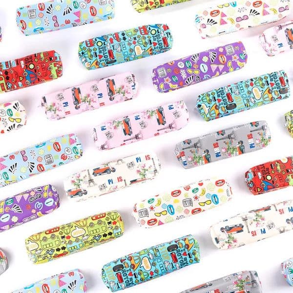 Pencil Case Luxury Wholesale Straight New Creative Single Layer Large Capacity pen case Handheld Simple Pen Bag Stationery Box Office Supply