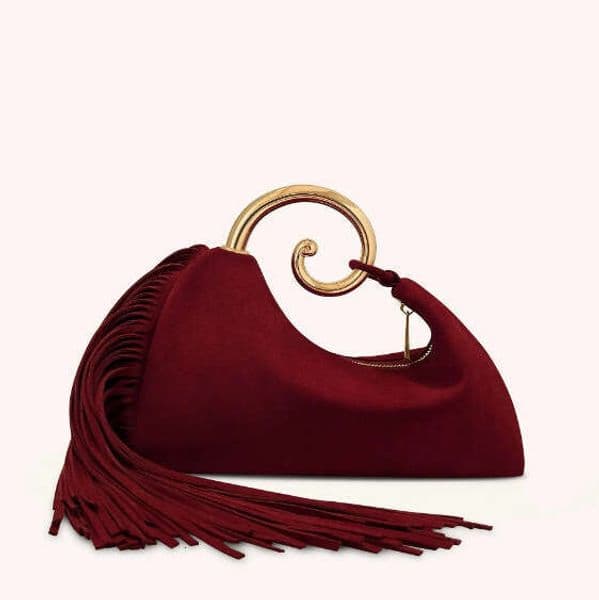 Autumn Winter New Vintage High Quality Texture Evening Bag Fashion Elegant Tassel Handbag Trend