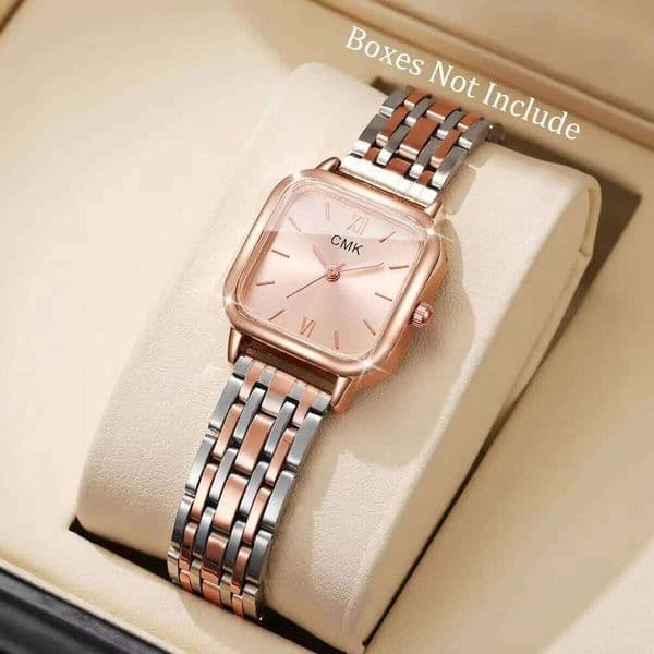 Fashion Women es Casual Square Dial Quartz Wristes Reloj Mujer Girls Clock GiftWithout Box H260228