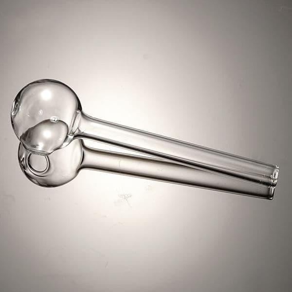 Glass Oil Burner Pipes Smoking Oil Burners Straight Tube Pipe 7cm 10cm 12cm 15cm Transparent Color Smoking Accessories