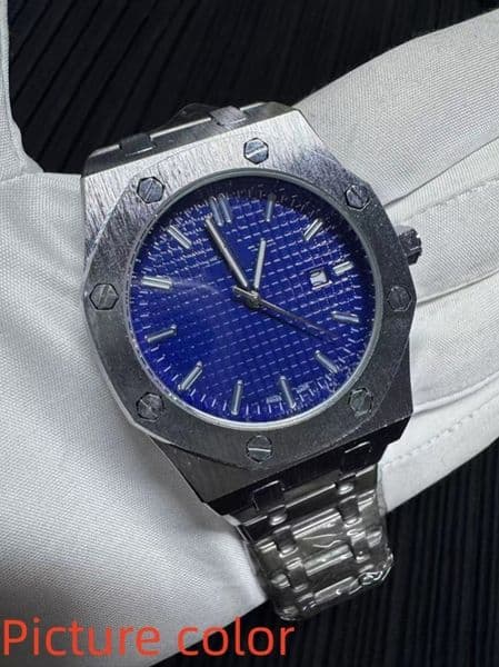 Aude Wrist Watches for 2026 New mens Watches Three needles Quartz Watch High Quality Top Luxury Brand designer Clock Steel Strap Fashion Elegant Holiday Gift Roy