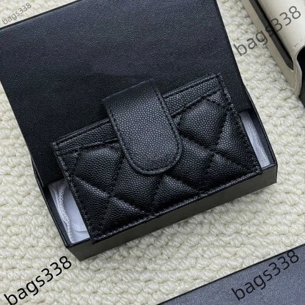 10A high quality designer wallet coin purse card holder women handbag bag leather mini bags brand credit slots caviar compact luxury casual passport organizer