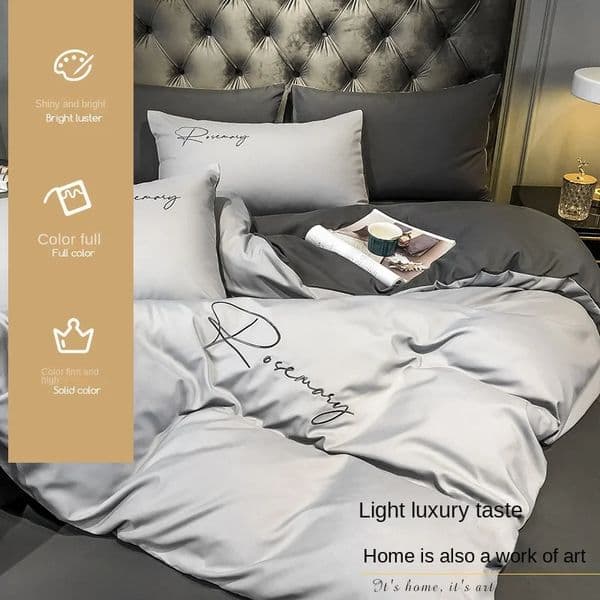 1pc Antarctic man washed quilt cover dormitory single 180x200x230 Nordic mattress 260228