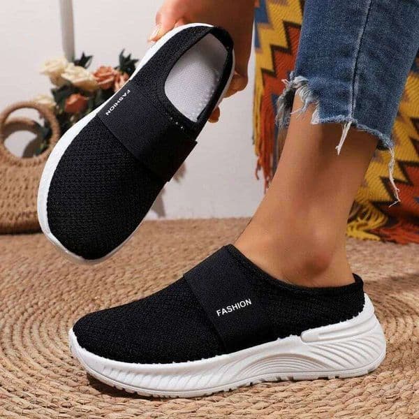 2025 Summer New Wedge Slippers Non slip Casual Shoes Women's Retro Thick Bottom Large Sandals