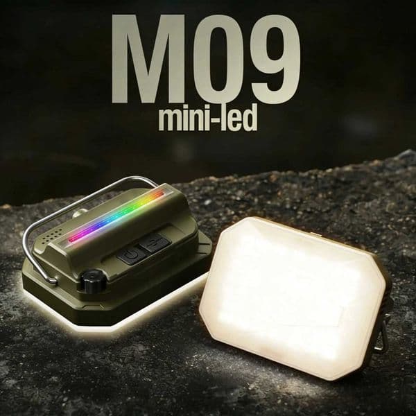 Outdoor LED Camping Light 8 Modes MiNi Portable Hang Tent Lamp USB Rechargeable Portable Waterproof Emergency Light X260302