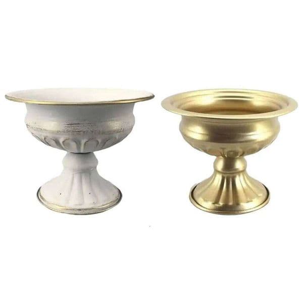 Elegant Decorative Metal Indoor Plant Pot Planter Home Office Tabletop 26Y0302
