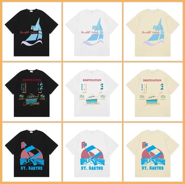 Men's Designer T Shirt High Quality Street Loose Casual Crewneck Pullover Short Sleeve Unisex Couple Top
