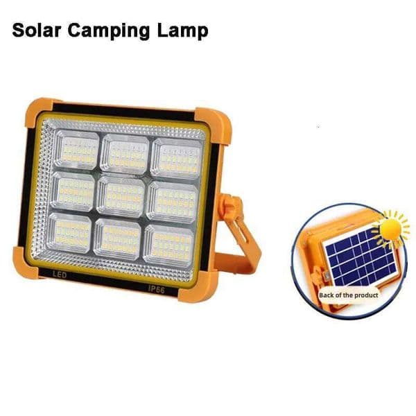 450W Work Portable Camping Light Adjustable Brightness Solar Spotlight For Travel Car Repair Hiking C260302