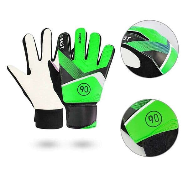 Match Latex Support Football Goalkeeper Gloves Full Finger Protection Waterproof Breathable for Kids Adults C260302