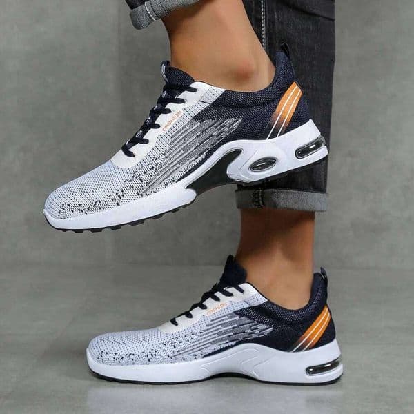 2025 Men Casual Sports Breathable Lightweight Sneakers Anti-slip Flats Outdoor Running Walking Male Vulcanized Shoes