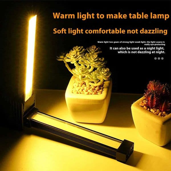 Auto Repair Work Light Strong LED Flashlight Outdoor Multifunctional Camping Reading Lighting Folding COB Portable Lamp X260302