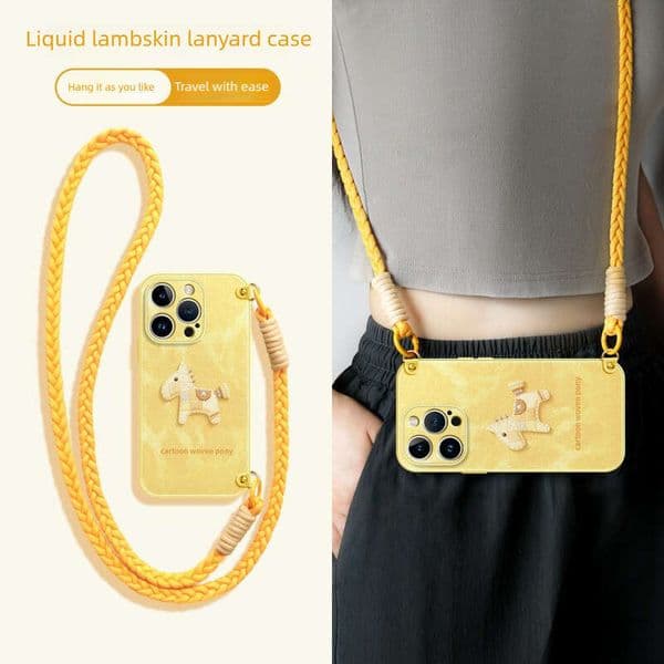 2026 Year of the Horse Lucky Yellow for Apple Pro Max Phone Case New 17 Pro/17/16/15 iPhone case