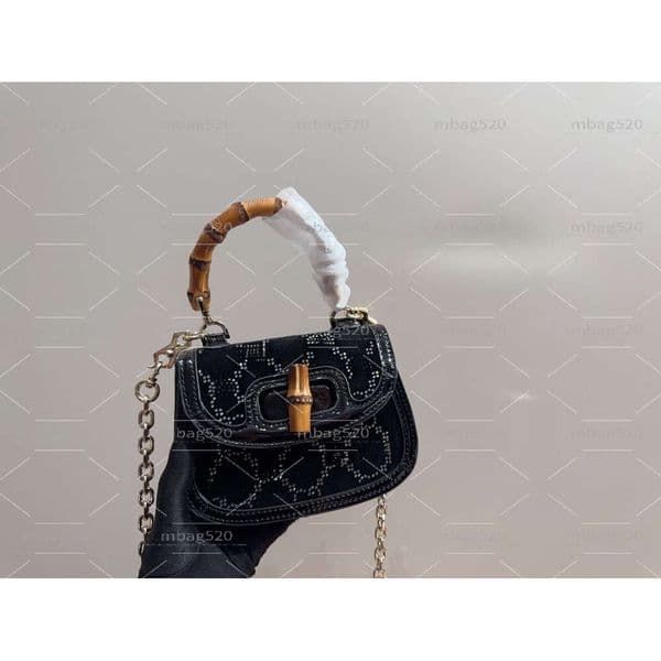 Designer Womens One Envelope Small Handbag Famous Fashion Shoulder Classic Wallet Crossbody Bag Bamboo Joint Portable 17*11