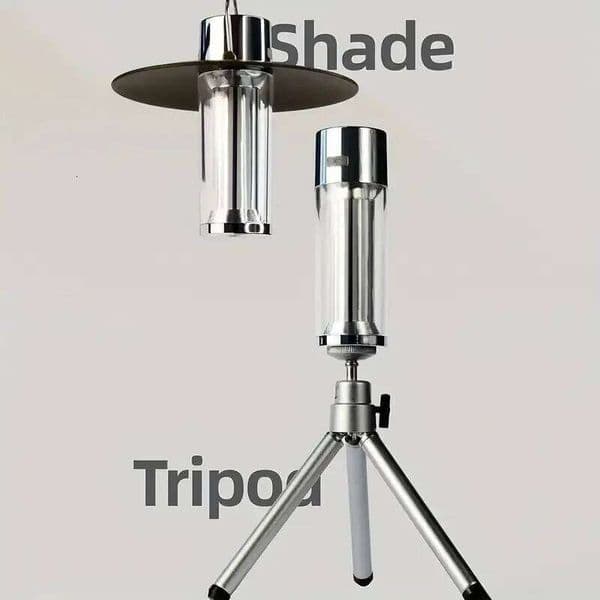 LED Camping Lamp Portable USB Rechargeable 6 Lighting Modes With Magnetic base And Tripod Support IP54 Waterproof C260302