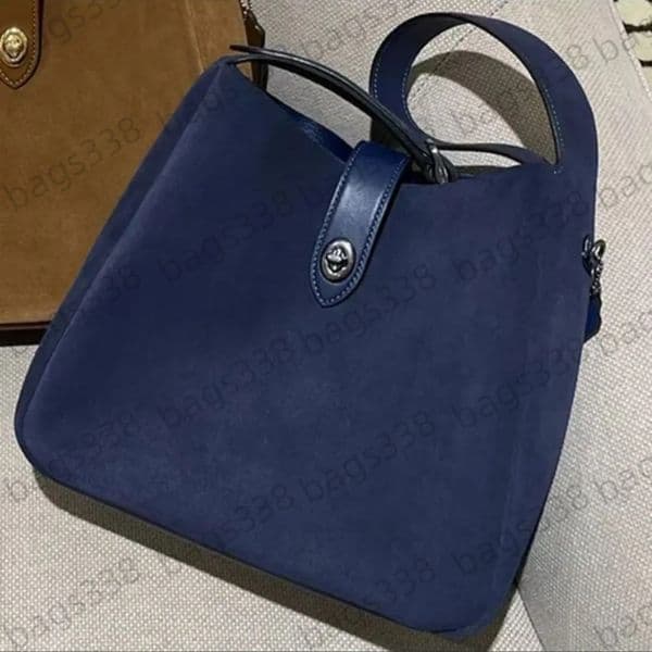 Designer bag brooklyn bags 28 39 34 cm suede luxury women single shoulder tote YN handbag quality capacity large minimalist genuine leather classic underarm fashion