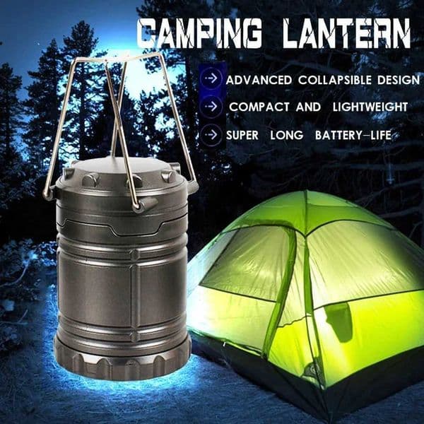 30LED Tent Lamp Waterproof Camping Light Power by 3AAA Battery Emergency Lights Portable Lantern Working Lighting Flashlight X260302