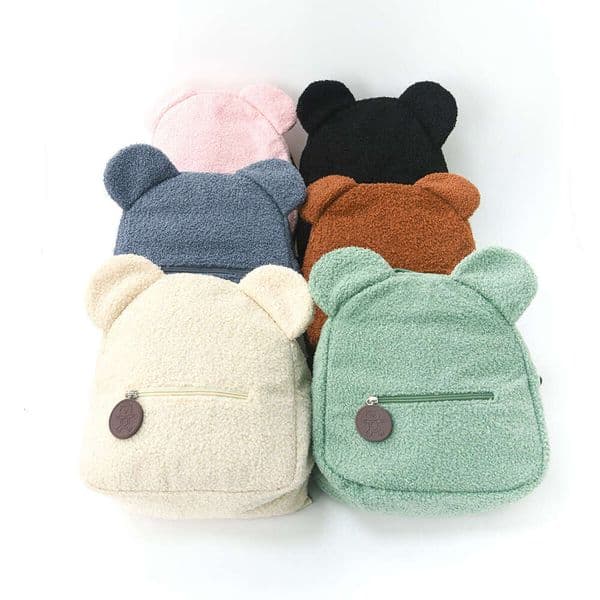 Plush 2026 New Fashionable Casual Ear Bear Cartoon Children's Backpack
