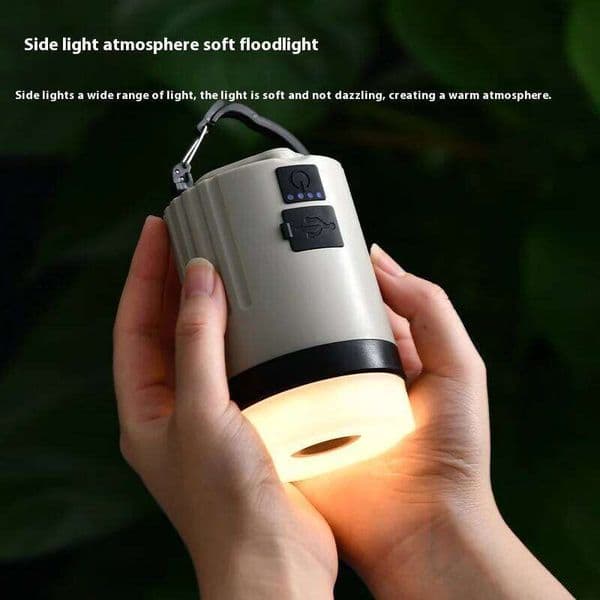 Portable Camping Rechargeable Lamp Led Light Lantern Emergency Bulb High Power Tents Lighting Flashlight Equipment Lights C260302