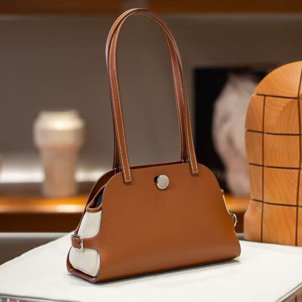Tablier Sellier Designer Luxury High Quality Apron with Folded Design Classic Retro Single Shoulder Bag Fashionable Casual Handbag for Men and Women