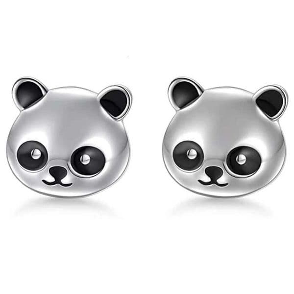 Chain For Man CAOSHI Cute Panda Earrings Sweet La Daily Wearable woman necklace Accories Delicate Animal Jewelry Women Teen Girl Everyday Ear Stud Crystal