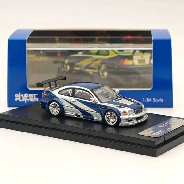 Ghost Player 1:64 for M3 E46 GTR by DCM Diecast Model Car miniature Limited Collection Auto Toys Gift 26Y0302