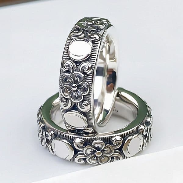 gold ring designer ring anillos rings mens designer heart band rings couple jewelry titanium steel band fashion classic gold silver rose color screw