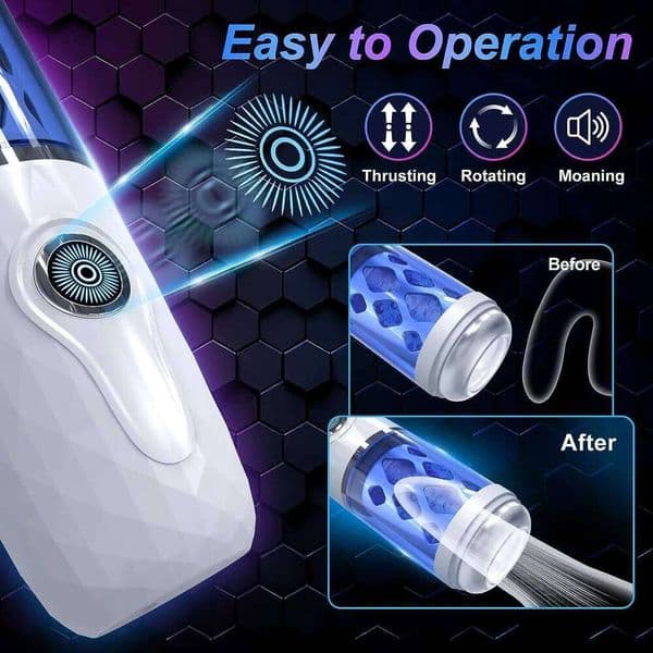 Telescopic Automatic Male Masturbator Masturbation Cup Blowjob Machine Sucking Pocket Pussy Vacuum Penis Pump Sex Toys for Men C260302
