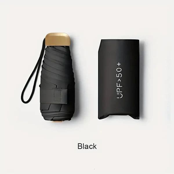 Small Folding Umbrella Sun Women Gift Fashion Men Mini Parasol Girls AntiUV Portable Pocket Travel Umbrellas 260228