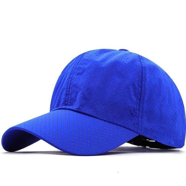 New Men Women Summer Baseball Quick Drying Hats Unisex Breathable Sport Pure Color Snapback Hat bone baseball hat H260302