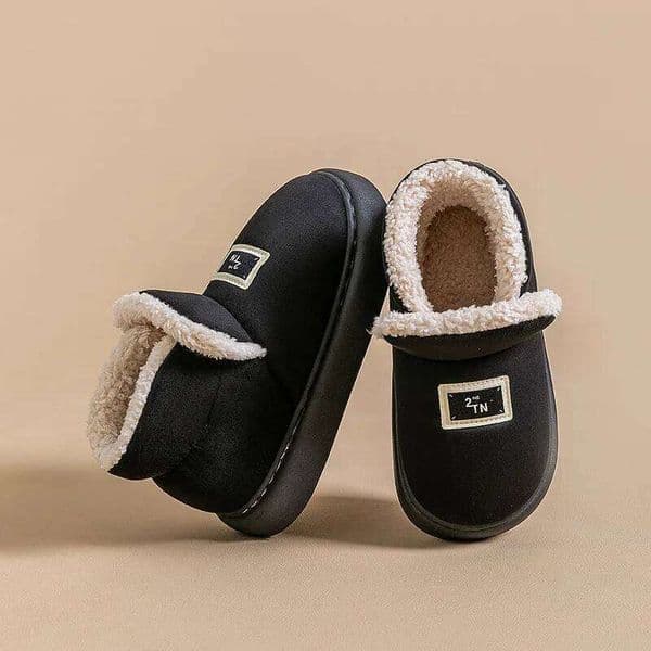 Winter New Fashionable Cotton Outdoor Snow Boots Women's Soft soled Home Shoes Anti slip and Warm